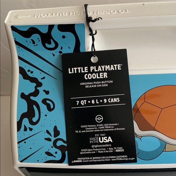 Pokémon Characters 7 Qt Igloo Playmate Cooler NWT - Picture 13 of 13